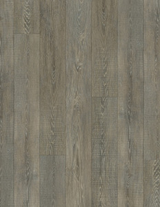 lot 744 image: 85 SF Coretec Plus HD Dusk Contempo Oak LVP Flooring With Attached Cork Backing - Floating Click Vinyl