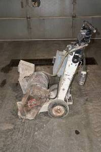 lot 6 image: Cimline Walk Behind Concrete Slab Saw
