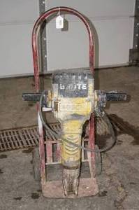 lot 10 image: Bosch Brute 11304 Demolition Hammer on Cart