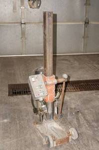 lot 15 image: Electric 2 Speed Core Drill on Slider Carriage