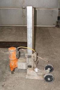 lot 16 image: Weka Core Drill on Roller Carriage