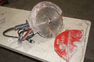 lot 55 image: Cardi Electric Concrete Saw - 14 Diamond Blade