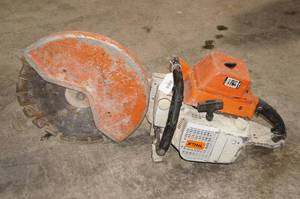 lot 75 image: Stihl TS760 Gas Concrete Cut-Off Saw