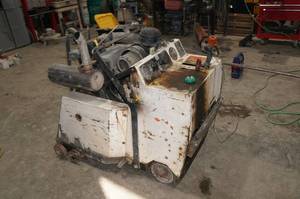 lot 17 image: Diamond Core Cut 6560 Diesel Walk Behind Concrete Saw