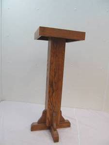 Wood plant stand