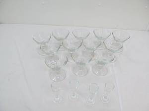 Stemmed glasses