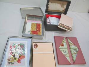 Note paper, cards, containers