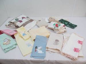 Towels, rags, linens