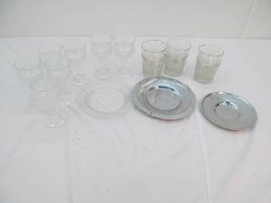 Glassware, plates