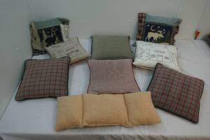 throw pillows