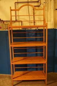 Solid oak bakers rack