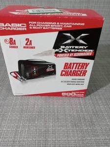 Battery Extender 8 Amp Battery ChargerMaintainer by Schumacher - open box not used -SEE PICTURES