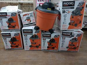 Sorted lot of Ridgid Vacumm -mixed conditions -SEE PICTURES