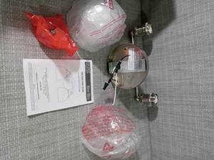 Evelyn 2-Light Brushed Nickel Vanity Light by Home Decorators Collection- open box not used -SEE PICTURES