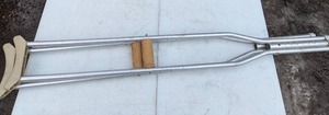 lot 296 image: Pair of Crutches