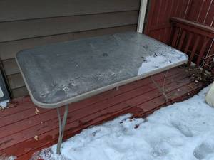 lot 272 image: Patio Table and Chair Set (see photos)