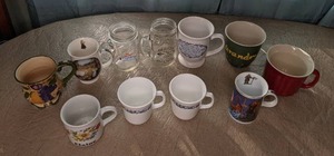 lot 35 image: Glass & Ceramic Mugs
