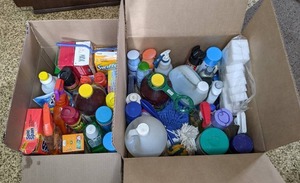 lot 57 image: Cleaning Supplies, Light Bulbs, Air Fresheners, etc.