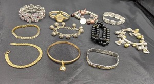 lot 85 image: Ladies Bracelets and Watch Lot