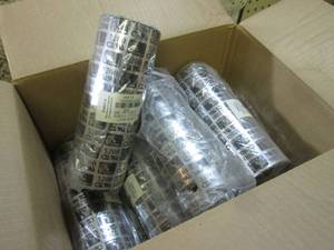lot 38 image: (BSB) 7 Rolls of Zebra Labels...
