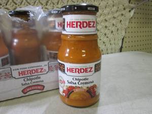 lot 85 image: (B-2) 6 Jars of Chipotle Salsa Crem...