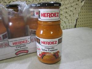 lot 86 image: (B-2) 6 Jars of Chipotle Salsa Crem...