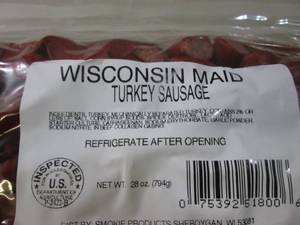 lot 97 image: (B-3) Wisconsin Maid Turkey Sausage...