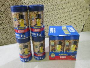 lot 100 image: (C-3) 8 Jars of Planters Dry Roaste...