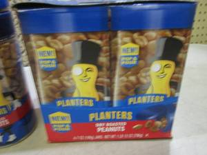 lot 101 image: (C-3) 8 Jars of Planters Dry Roaste...