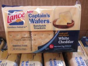 lot 146 image: (B-3) Case of White Cheddar Sandwic...