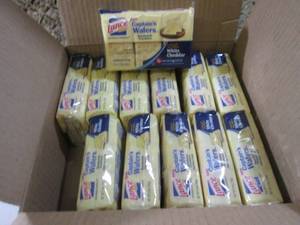 lot 147 image: (B-3) Case of White Cheddar Sandwic...