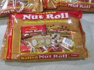 lot 148 image: (B-4) 3 Bags of Bite Size Salted Nu...