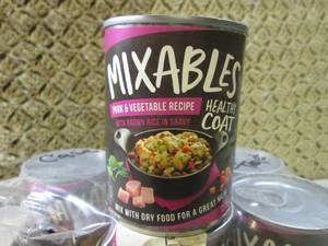 lot 151 image: (BS) 6 Cans of Mixables Pork & Vege...