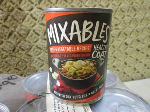 lot 155 image: (BS) 6 Cans of Mixables Beef & Vege...
