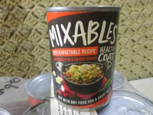 lot 156 image: (BS) 6 Cans of Mixables Beef & Vege...