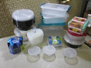lot 255 image: (A-1) Lot of Assorted Kitchen Conta...