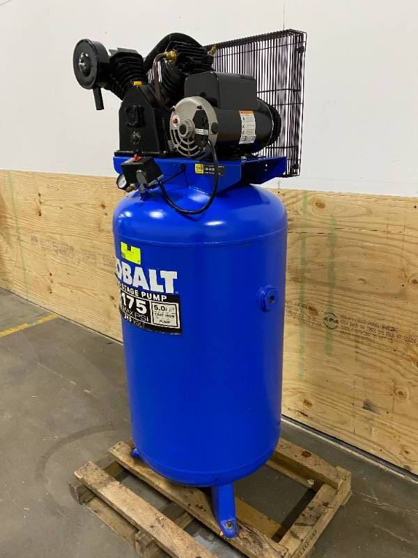 Kobalt 80 deals gallon air compressor