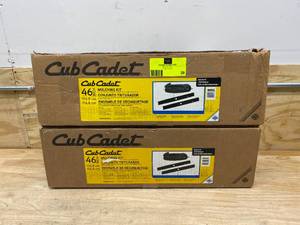 lot 29 image: CUB CADET Lot of 2-  Original Equipment 46 in. Mulching Kits with Blades for Lawn Tractors and Zero Turn Mowers (2010 and After)