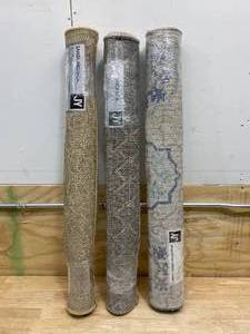lot 59 image: JONATHAN Y Lot of 3-  Various 3 x 5 Area Rugs