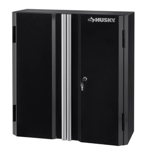 lot 64 image: HUSKY 29 in. H x 28 in. W x 12 in. D Steel Garage Wall Cabinet