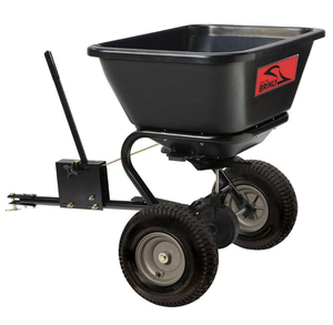 lot 44 image: BRINLY-HARDY 125 lb. 2.5 cu. ft. Tow Behind Broadcast Spreader