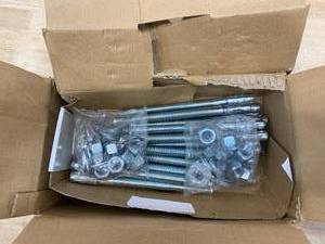lot 91 image: SIMPSON STRONG-TIE Lot of 20-  Wedge-All 58 in. x 12 in. Zinc-Plated Expansion Anchors