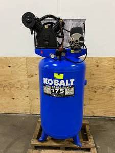 lot 2 image: KOBALT 80-Gallon Two Stage Electric Vertical Air Compressor
