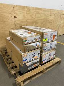 lot 111 image: HDX Lot of 7-  Various Sized Shelving Units
