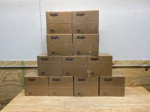 lot 118 image: GOJO Lot of 11 Cases of-  2,000 mL Liquid Body Wash Dispenser Refills. (4 per case).  Expired 012018