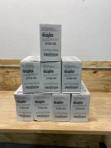 lot 106 image: GOJO Lot of 8 Cases of-  Luxury Foam Antibacterial Handwash (3-  1250 ML Bottles Per Case). Expired 072017.