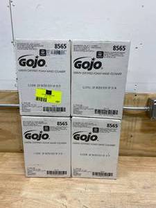 lot 107 image: GOJO 4 Cases of-  Green Certified Foam Hand Cleaner (2-  1500 ML Bottles Per Case). Expired 0818