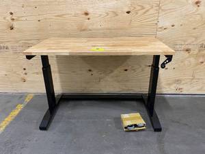lot 4 image: HUSKY 46 in. Adjustable Height Work Table