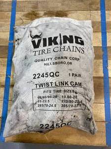 lot 123 image: VIKING Tire Chains Set-  2245QC
