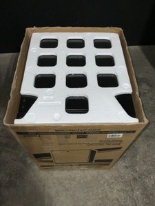 WHYNTER 2.1 CU. FT. UPRIGHT FREEZER WITH LOCK IN STAINLESS STEEL. SEE PICTURES